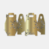 Silver Star on Gold Bedankdoosjes (Uitgevouwen)