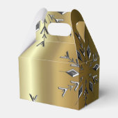 Silver Star on Gold Bedankdoosjes (Voorkant Zijde)