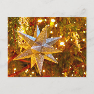Silver Star Ornament Briefkaart