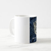 Silver Star Pageant Crown Personalized Name Mok (Voorkant links)