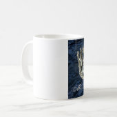 Silver Star Pageant Crown Personalized Name Mok (Voorkant links)