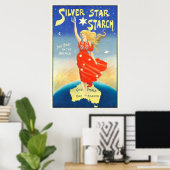 Silver Star Starch Adverteren Australië Poster (Thuiskantoor)