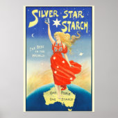 Silver Star Starch Adverteren Australië Poster (Voorkant)