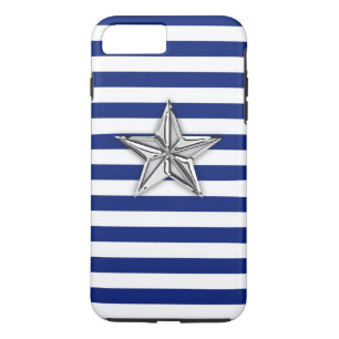 Silver Star-strips Case-Mate iPhone Case