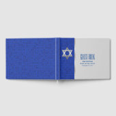 Silver Star van David Bar Mitzvah Guest Book Gastenboek (Volledig)