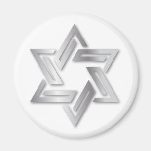 Silver Star van David Magnet
