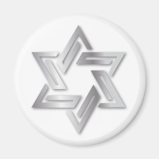 Silver Star van David Magnet (Voorkant)