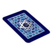 Silver Star van David Menorah Jewish Feestdagen Gi Magneet (Rechterzijde)