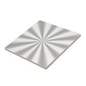 Silver Starburst-keramische Tegel Tegeltje (Zijkant)