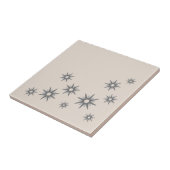 Silver Starbursts uit de middeleeuwen van keramisc Tegeltje (Zijkant)