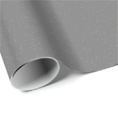 Silver Stardust Confetti Gift Wrap Cadeaupapier (Rol Hoek)