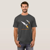 Silver Starfighter F104 T-shirt (Voorkant volledig)