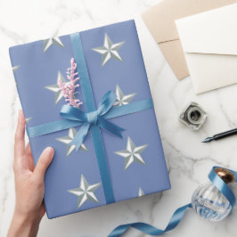 Silver Stars Cadeaupapier