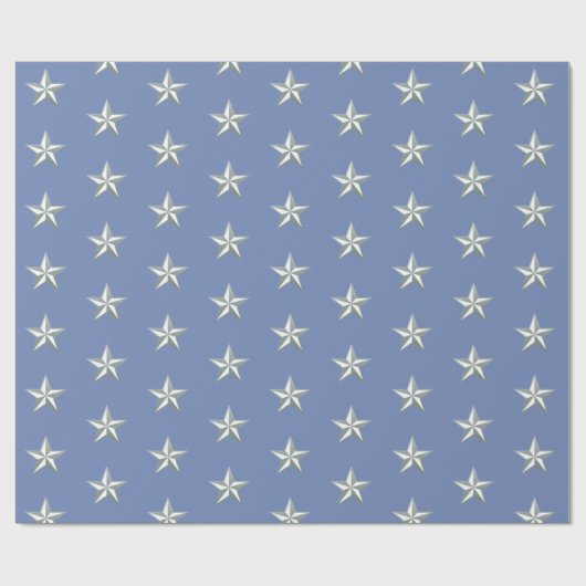 Silver Stars Cadeaupapier (Vlak)