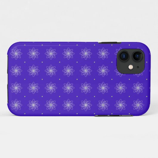 Silver Stars Case-Mate iPhone Case (Achterkant (horizontaal))