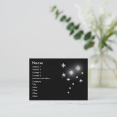 Silver Stars Visitekaartje (Staand voorkant)