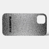 Silver Steel Metal Case-Mate iPhone Case (Achterkant (horizontaal))