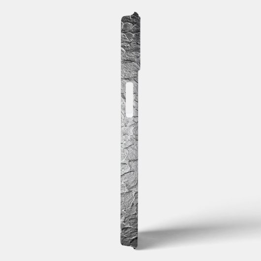 Silver Steel Metal Case-Mate iPhone Case (Achterkant / Rechts)