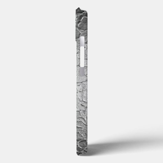 Silver Steel Metal Case-Mate iPhone Case (Achterkant / Links)