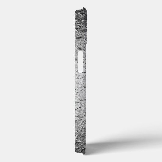 Silver Steel Metal Case-Mate iPhone Case (Achterkant / Rechts)