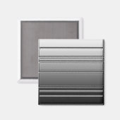 Silver Steel Square Magnet door Heard_ (Voorkant / Achterkant)