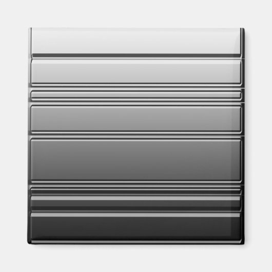 Silver Steel Square Magnet door Heard_ (Voorkant)