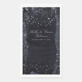 Silver Sterrennacht Wedding Dinner Napkins Servet