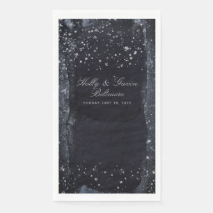 Silver Sterrennacht Wedding Dinner Napkins Servet
