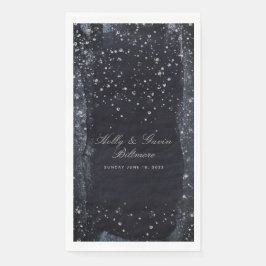 Silver Sterrennacht Wedding Dinner Napkins Servet