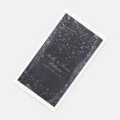 Silver Sterrennacht Wedding Dinner Napkins Servet (Hoek)