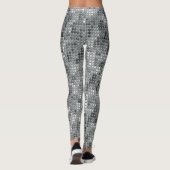 Silver Stippen Disco Leggings (Achterkant)