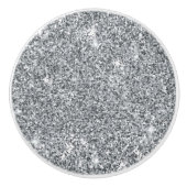 Silver Stone Gary Gold Marble Paars Glitter Ceram Keramische Knop (Voorkant)