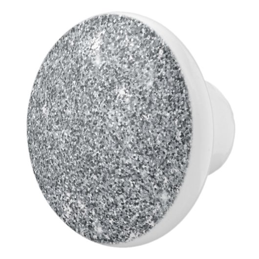 Silver Stone Gary Gold Marble Paars Glitter Ceram Keramische Knop (Rechts)