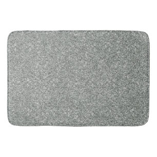 Silver Stone Gary Gold Marble Paarse Glitter Badmat