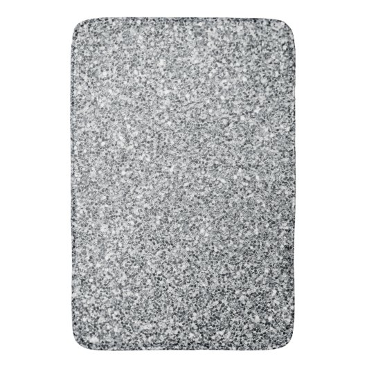 Silver Stone Gary Gold Marble Paarse Glitter Badmat (Voorkant Verticaal)