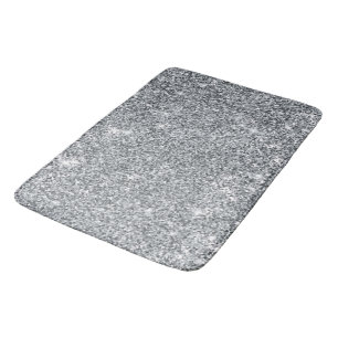 Silver Stone Gary Gold Marble Paarse Glitter Badmat