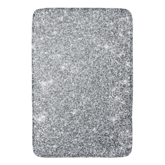 Silver Stone Gary Gold Marble Paarse Glitter Badmat (Voorkant Verticaal)