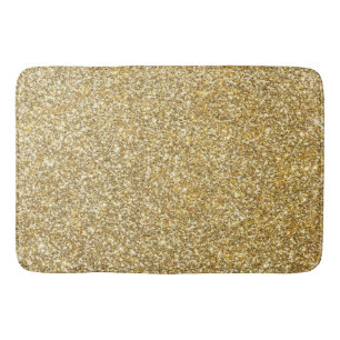 Silver Stone Gary Gold Marble Paarse Glitter Badmat