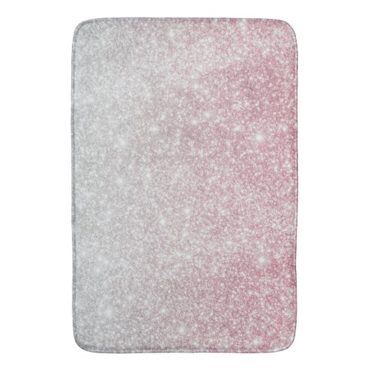 Silver Stone Gary Gold Marble Paarse Glitter Badmat (Voorkant Verticaal)