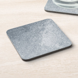 Silver Stone Gary Gold Marble Paarse Glitter Bier Onderzetter