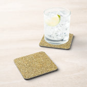 Silver Stone Gary Gold Marble Paarse Glitter Bier Onderzetter (Rechterzijde)