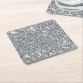 Silver Stone Gary Gold Marble Paarse Glitter Kartonnen Onderzetters (Schuin)
