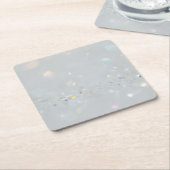 Silver Stone Gary Gold Marble Paarse Glitter Kartonnen Onderzetters (Schuin)