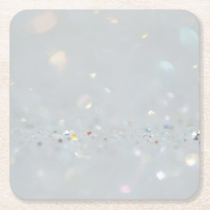 Silver Stone Gary Gold Marble Paarse Glitter Kartonnen Onderzetters