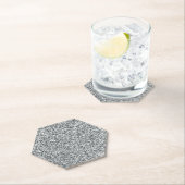 Silver Stone Gary Gold Marble Paarse Glitter Kartonnen Onderzetters (Insitu)