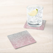 Silver Stone Gary Gold Marble Paarse Glitter Kartonnen Onderzetters (Insitu)