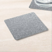 Silver Stone Gary Gold Marble Paarse Glitter Kartonnen Onderzetters (Schuin)