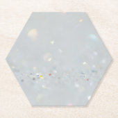 Silver Stone Gary Gold Marble Paarse Glitter Kartonnen Onderzetters (Voorkant)
