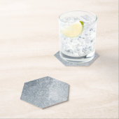 Silver Stone Gary Gold Marble Paarse Glitter Kartonnen Onderzetters (Insitu)