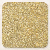 Silver Stone Gary Gold Marble Paarse Glitter Kartonnen Onderzetters (Voorkant)